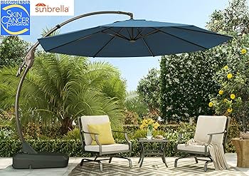 Amazon.com : Grand patio Sunbrella Fabric Patio Umbrella, 12 FT .