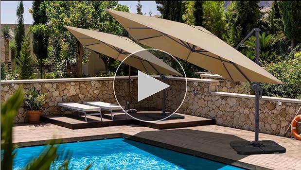 Amazon.com : Sunnyglade 10x13Ft Cantilever Patio Umbrella .