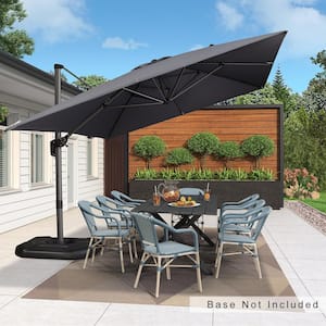 PURPLE LEAF 10 ft. x 13 ft. Patio Cantilever Umbrella Aluminum .