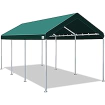 Amazon.com: ADVANCE OUTDOOR Adjustable 10x20 ft Heavy Duty Carport .