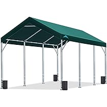 Amazon.com: ADVANCE OUTDOOR 12x20 ft Heavy Duty Carport Car Canopy .