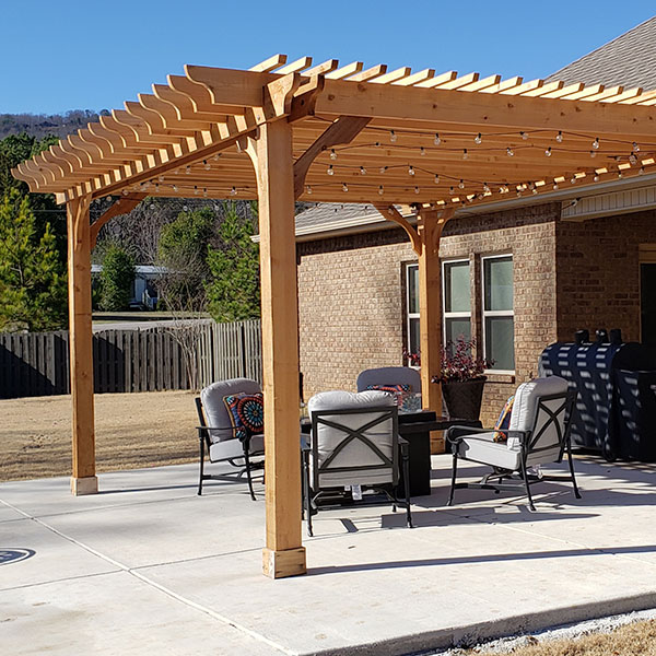 Cedar Pergolas | Shop Ready-to-Assmble Cedar Pergola Kits .