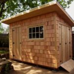 cedar shake shed roof - Google Search | Modern shed, Backyard .