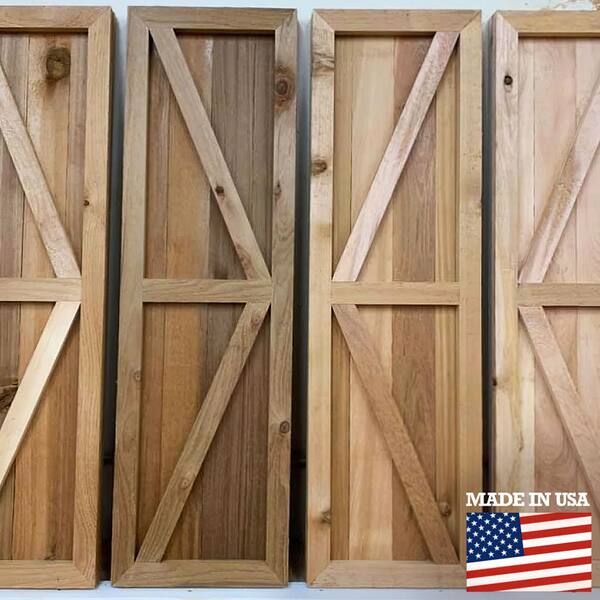 Ekena Millwork 21-1/2" X 84"Timbercraft Rustic Wood Four .