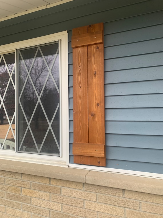 Handmade Cedar Shutters unfinished - Et