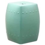 SAFAVIEH Villa Aqua Ceramic Garden Stool ACS4524C - The Home Dep