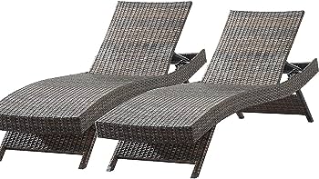 Amazon.com: Asifom 79'' Long Reclining Chaise Lounge Set (Set of 2 .