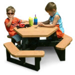 Kids Hexagon Picnic Table | Recycled Plastic | Belson Outdoors