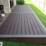 Simple two tone composite deck | Backyard, Decks backyard .