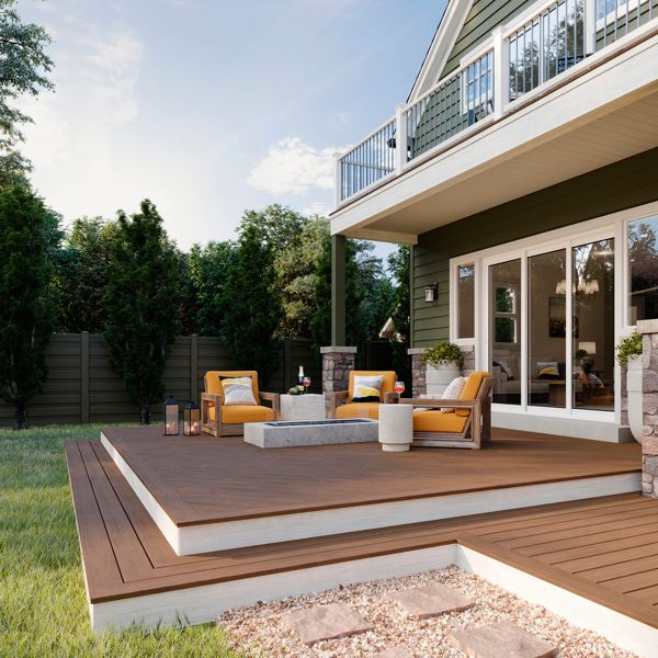 Shop Trex Transcend® Lineage Composite Decking Sample in Jasper | Tr