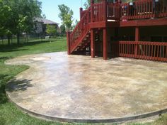 9 Best Outdoor Concrete Stain ideas | stained concrete, concrete .