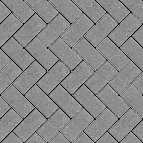 Concrete paving herringbone outdoor texture seamless 058