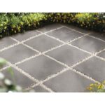 Pavestone 12 in. x 12 in. x 1.5 in. Pewter Square Concrete Step .