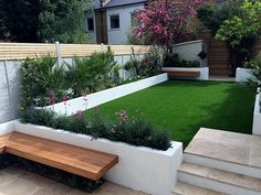 42 Rectangle garden ideas | small garden design, small gardens .