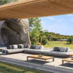 Modular sofa - CALA - IVINI - contemporary / outdoor / gr