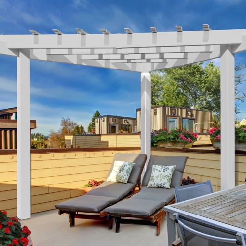 Alcove Pergola VA42034 | Vinyl Pergola Ki