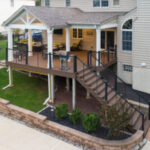 Expansive Covered Deck for Outdoor Livi