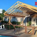 DIY Covered Patio | Building A Roof To Cover My Concrete Patio .