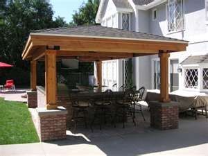 Detached covered patio | backyard | Pinterest | Patio, Backyard .