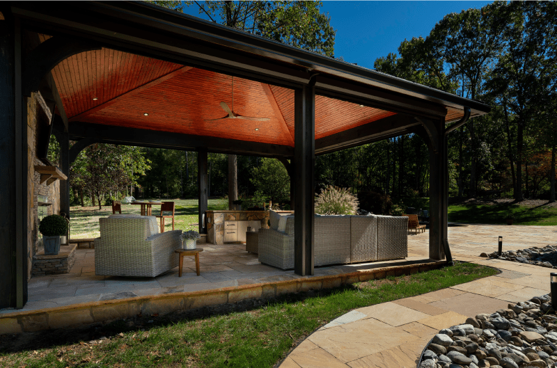 Outdoor Covered Patio Structures in Charlot