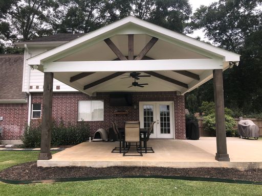 Covered Patios I Magnolia Patio and Pool I Custom Patio Cove