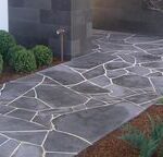 22 Crazy paving ideas | crazy paving, sandstone fireplace, house .