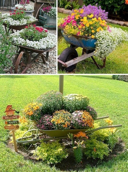 24+ Creative Garden Container Ideas | Garden projects, Diy garden .