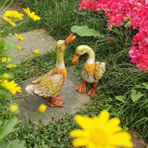 Large Duck Statues, Unique Resin Statue for Garden, Creative .