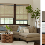 USA Premium Custom Woven Window Shades with Privacy Lining .