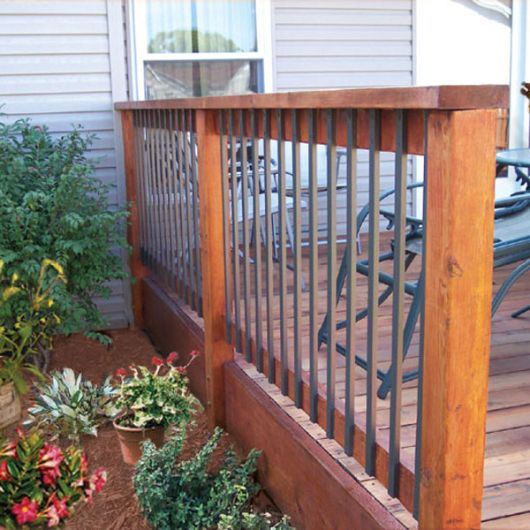 Traditional Face-Mount Aluminum Balusters by Deckorators - DecksDire