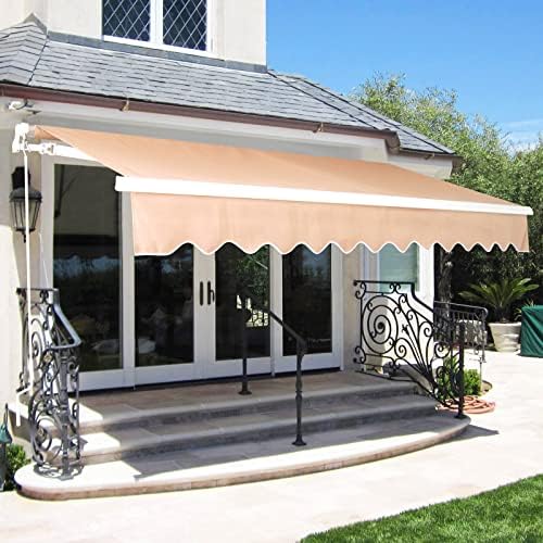 Amazon.com : Patio Awning Retractable Awning Sunshade Shelter Deck .