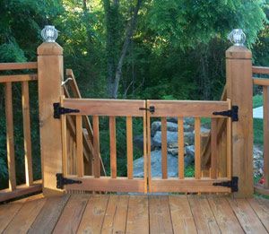 Custom Deck Gates in your Height and Width in No-knot Cedar | Diy .