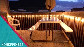 MUST WATCH !!! 30+ Stunning Deck Lighting Ideas - HOMEPPINESS .