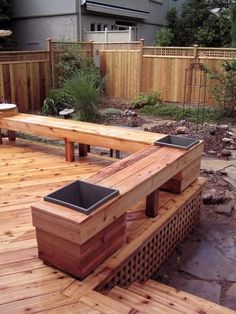 9 Best Deck with planter boxes ideas | outdoor gardens, garden .