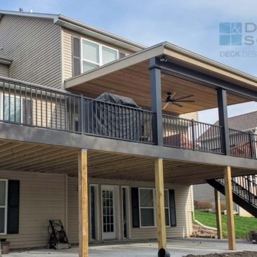 Covered Decks and Porches – Deck and Drive Solutions - Iowa Deck .