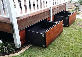 How to build a deck - Storage space | Virtual Construct