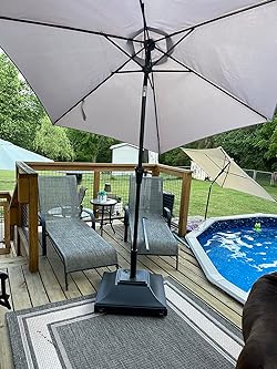 Amazon.com : Best Choice Products Fillable Mobile Umbrella Base .