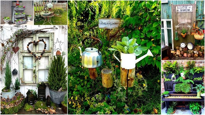 400 DIY Garden Decorating Ideas for Backyard, Cottage, Lawn, Front .