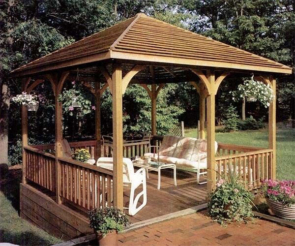 22 Free DIY Gazebo Plans & Ideas to Build with Step-by-Step .