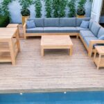 DIY Patio Furniture Sofa Set Plans, Patio Bench Set Plans .