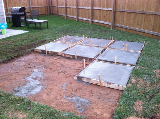 DIY: Backyard Patio Part 2 | Diy backyard patio, Diy backyard .