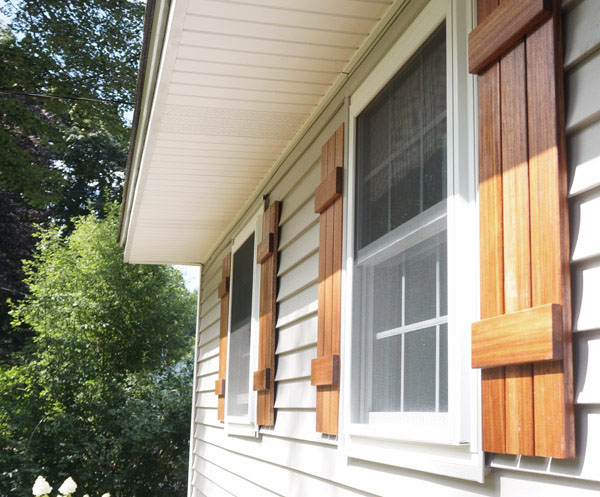 DIY Wood Shutters — Copper Dot Interio