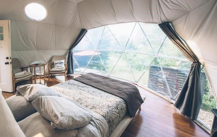 Glamping Geodesic Dome Tent Small 1