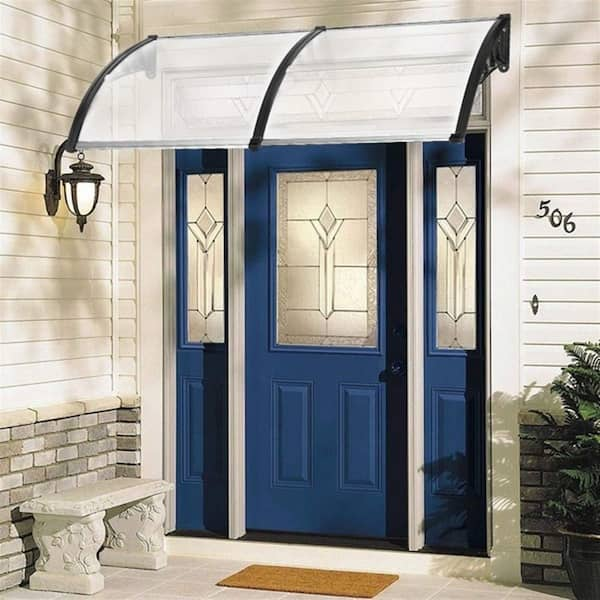 6 . 6 ft. Polycarbonate Front Door Window Awning Door Canopy .