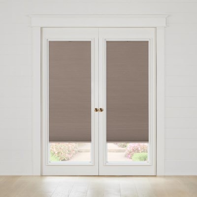 Blinds.com French Door Blackout Cellular Shades | Blinds.c