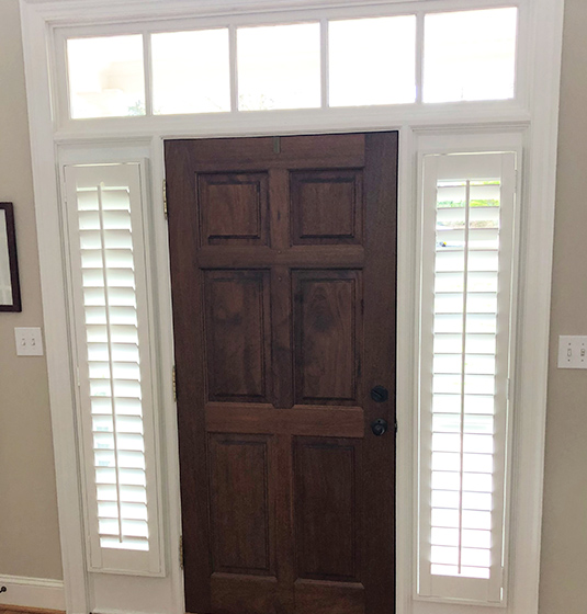 Front Door & Sidelight Shutters | Polywood Shutter Compa