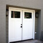 Double-Door Garage Conversion, Replace an overhead door with pre .