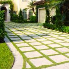 Grass Driveways with Permeable Pavers | Beautiful driveways .