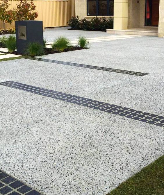 Concrete Floor Coatings | Concrete patio, Modern driveway .