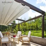 Buy Alunotec Electric Canopy Pergola Sun Shading Pergola .
